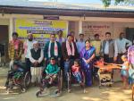 Distribution of aids and appliances during Divyang Week