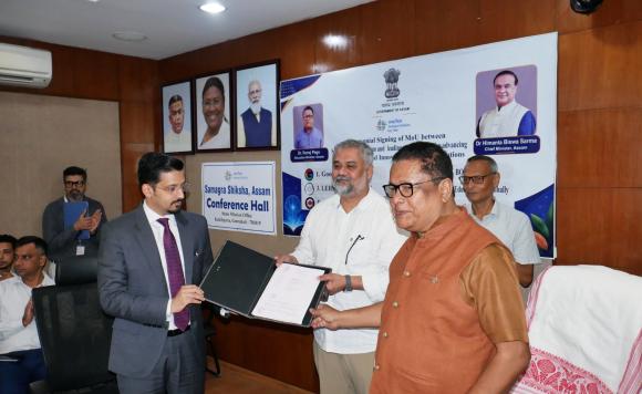 Signing of MoU for AI interventions in School Education