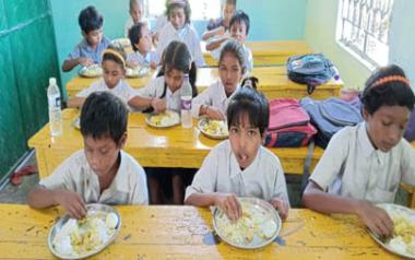 Mid-Day-Meal (PM Poshan) at school